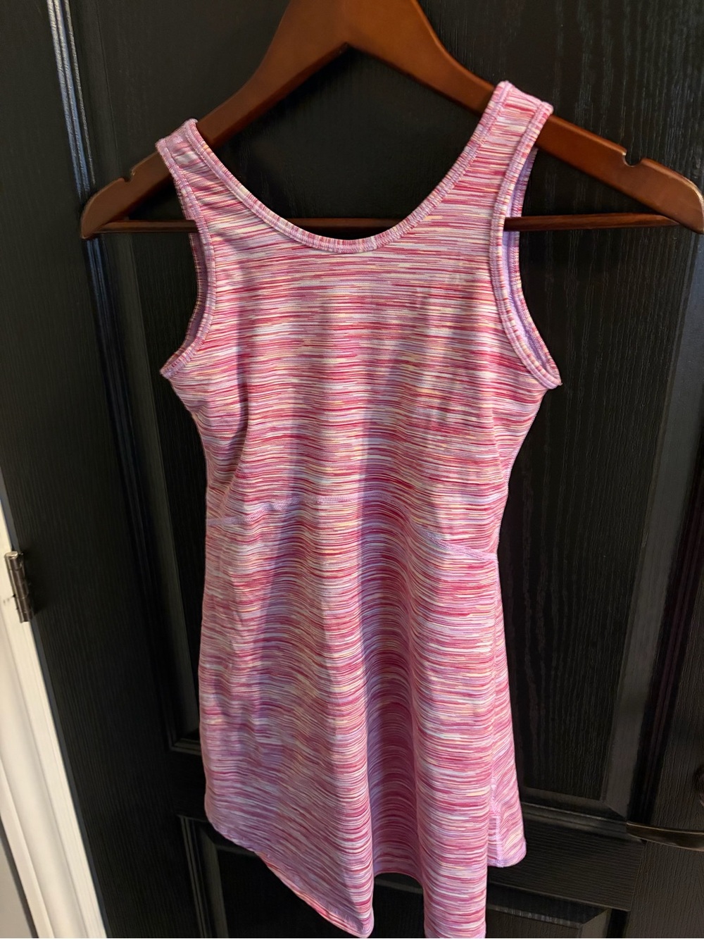 Pink Space-Dyed ChitChat Dress with Shorts